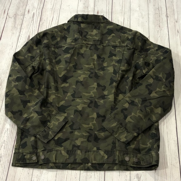 Levi’s Trucker Jacket Rare Camouflage Military - Picture 2 of 10